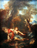 Narcissus eftir Lemoyne
